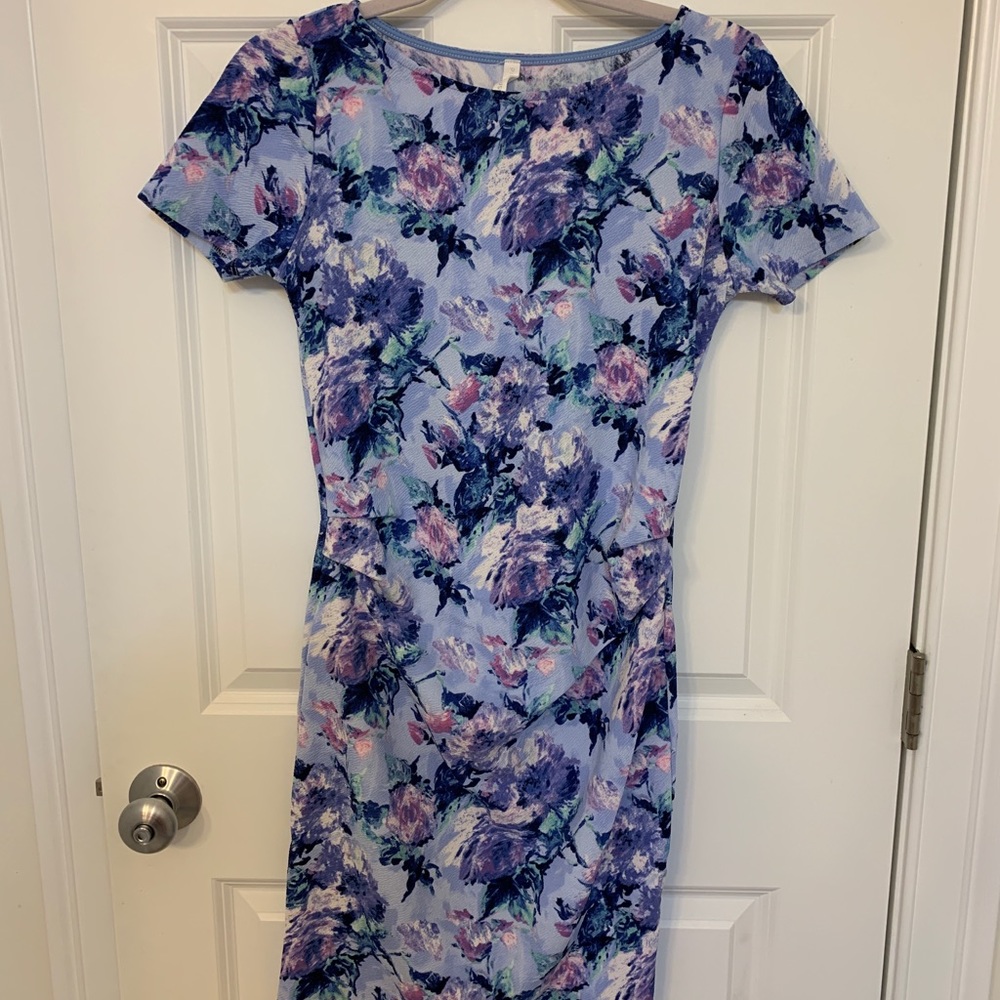 Pink blush maternity dress